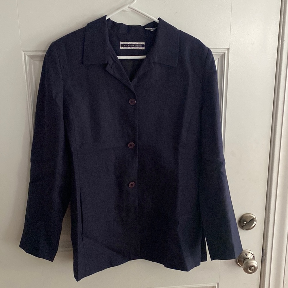 Amanda Smith Linen Blazer